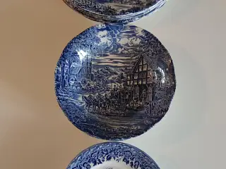 Staffordshire tallerkener 3 x 5 stk.