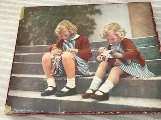 Puslespil - meget gamle - antik - oldeforældre