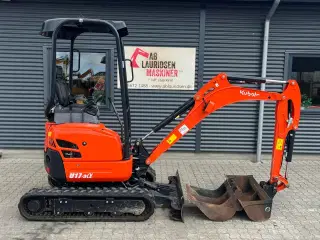 Kubota U17-3 Hydraulisk hurtigskifte Kun kørt 121T