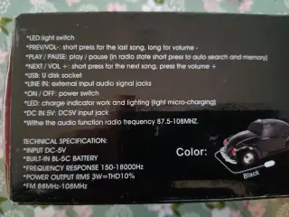 VW bobble radio med bluetooth og USB