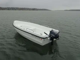 Fjordjollen 390 Fisk med trailer og motor
