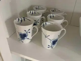 Blå Mega Riflet Krus fra Royal copenhagen