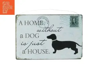 Vintage hundeskilt (str. 30x20 cm)
