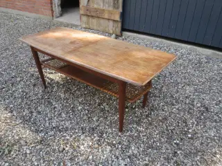 1 stk Teak sofabord med udtræk 