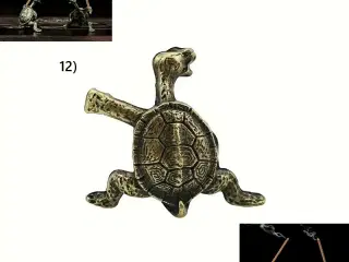 * Skildpadde (røgelsesbrænder) - i messing