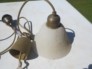 1 stk Loftlampe med Glasskærm 