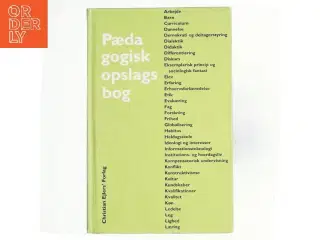 Pædagogisk opslagsbog : alfabetisk ordnet (Bog)