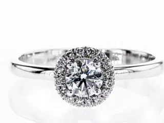 Naturlig Diamantring 0.62ct