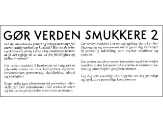 Gør Verden Smukkere 2 - Relationer og Samvær
