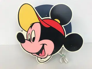 Retro Disney væglampe (Mickey Mouse)