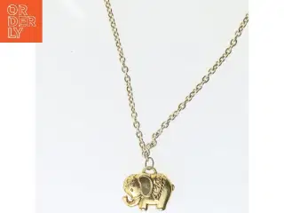 Ny Elefant halskæde med vedhæng (str. 52 cm)