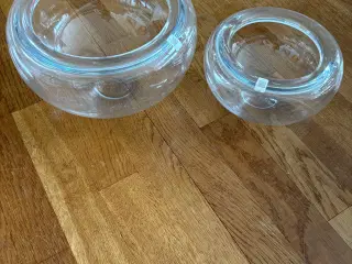 Holmegaard skåle af Per Lutken 25 og 19 cm 