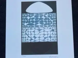 Victor Vasarely - Litografisk kunst tryk