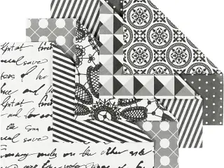 Origamipapir 10x10 cm - 50 assorterede ark