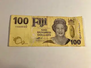 100 Dollars Fiji - Bemærk blyant