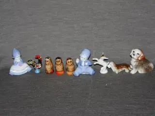 Miniature figurer til sættekasse / dukkehus 