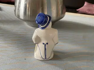 Fajance mand saltbøsse