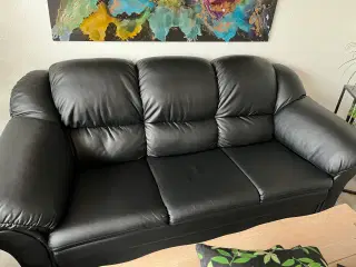 3 og 2 personers lædersofaer
