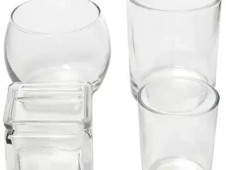 Elegant Fyrfadsstage i Klart Glas - 72 stk.