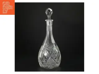 Glas karaffel (str. H. 33 cm. ø. 13 cm)