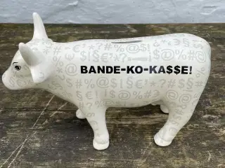 Sparebøsse/Bandekasse udformet som ko