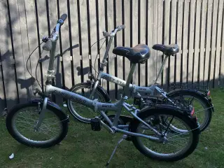 2 stk. Foldecykler-Campingcykler