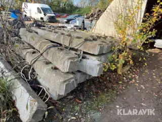 Beton svæller X 250x30x20 cm 33 stk