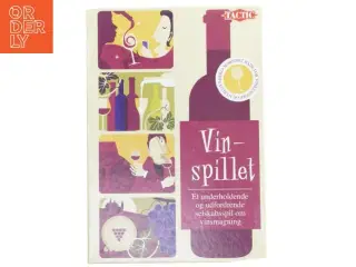 Vin-spillet selskabsspil fra Tactic (str. 32x22 cm)