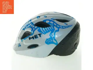 Børne cykelhjelm med dinosaurmotiv fra Met (str. 46-53 cm)