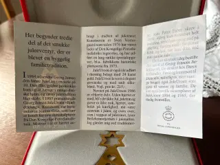 George Jensen uro 1986 hjerte jul i original æske 