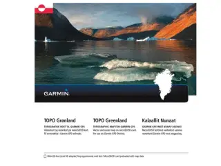 Topografisk kort Grønland 
