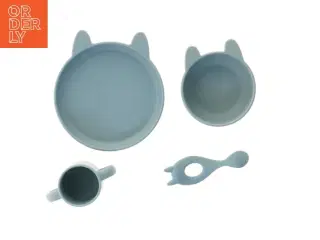 Børn Spise Kit i Silikone fra Liewood (str. Ø 17,5 & 11,5 & 6,5 cm)