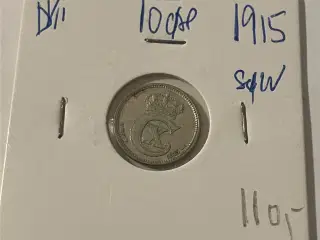 10 øre 1915 Danmark