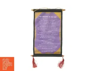 Vægdekoration med citat af Dalai Lama (str. 38 cm)