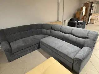 Hjørnesofa grå stof