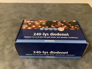 240-lys diodenet til udendørs