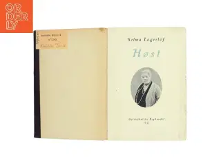 Høst af Selma Lagerlf (Bog)