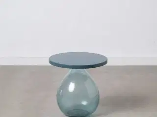 Sofabord 40 x 40 x 39,7 cm Krystal Blå Metal