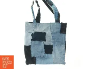 Patchwork denim taske (str. 33x31 cm)