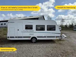 2022 - Dethleffs C'joy 480 QLK   Rigtig fin let lille let køjevogn med god plads fra Hinshøj Caravan A/S