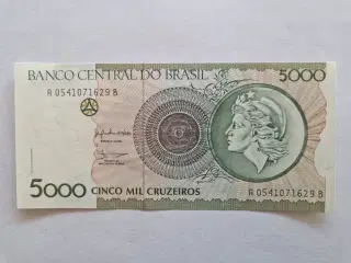 5000 Cruzeiros Brazil