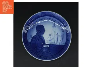 H.C.Ørsted jubilæumsvægplatte fra Royal Copenhagen (str. Ø. 18,5 cm)