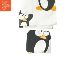 Baby sengetøj med uglemotiv  (str. 90x63 & 38x42,5 cm)