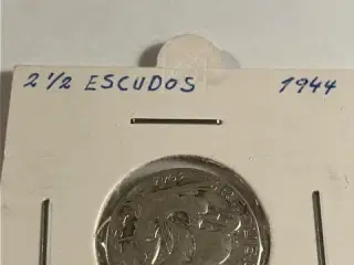 2,5 Escudos Portugal 1944