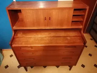 Teak Vntage/Retro sminkechatol/bord fra 50-60erne.