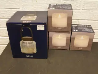 4 kasser LED lys SIRIUS