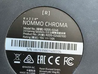 Razer Nommo Chroma PC højttalere