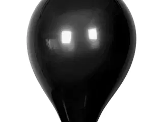 Balloner, diam. 23 cm, sort, 10stk./ 1 pk.