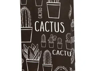 Kaktus Papirposer - 8 stk. 21 cm, 6x12 cm