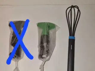 Tupperware piskeris og proptrækker 